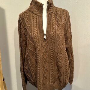 NWT Spendid Dakota Sweater 1/4 zip size XL